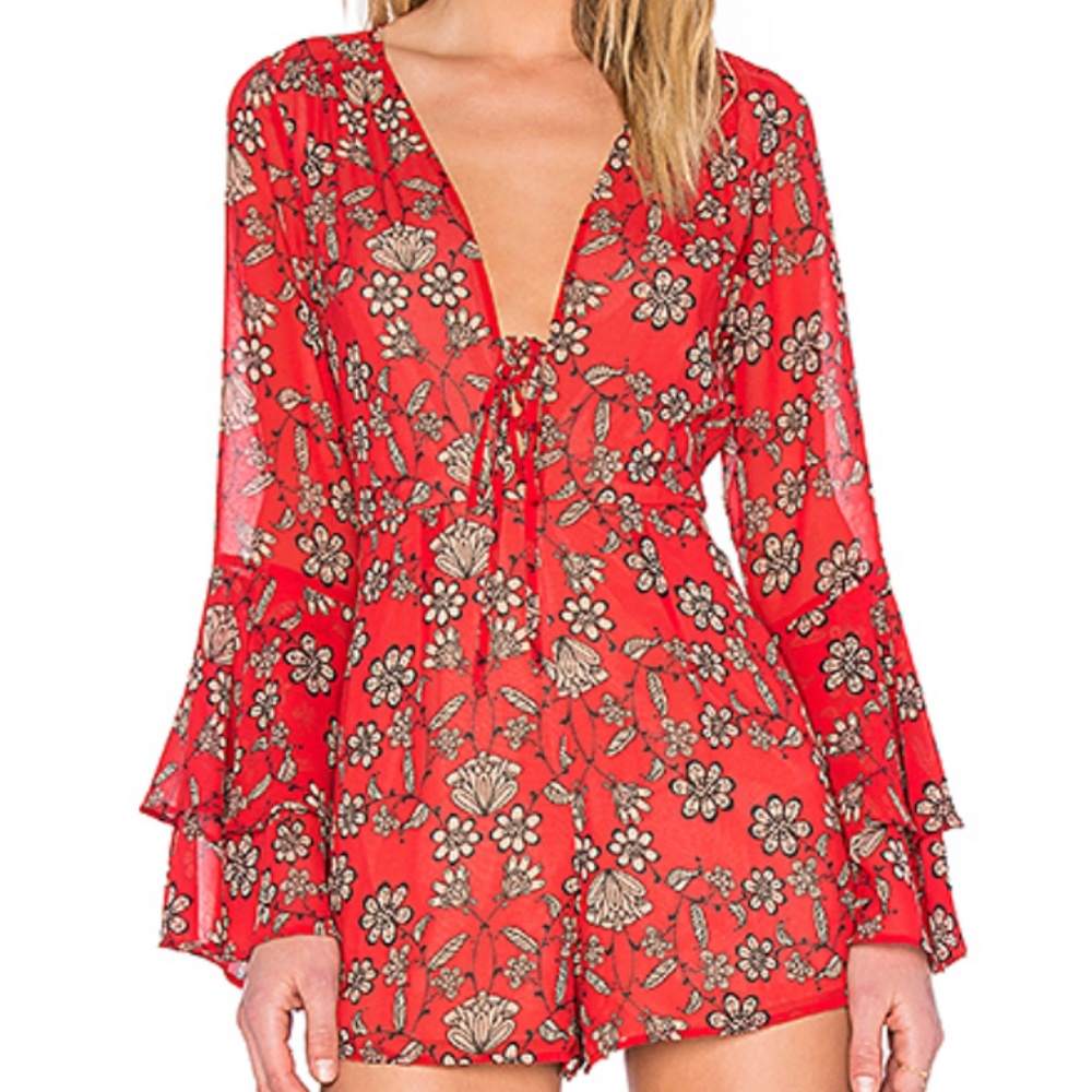 For Love And Lemons Pia Romper